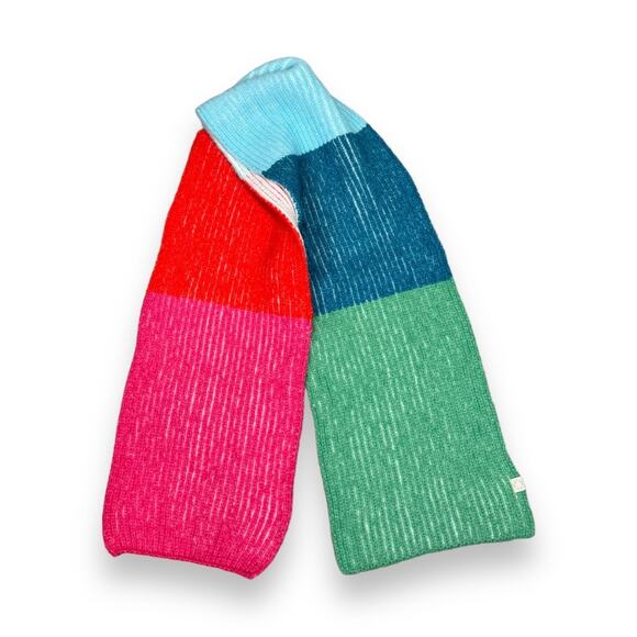 Mer Sea & Co Accessories - Mer Sea Oh So Cozy Scarf New NWT Multicolor Stripe Blue Green Red Pink Soft Warm